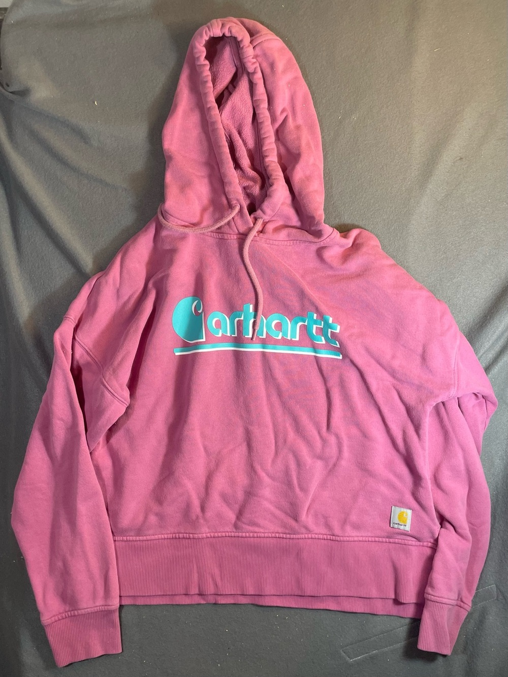 Carhartt TENCEL Fiber Series Loose Fit Hoodie Pink Orchid Womens Medium 106918